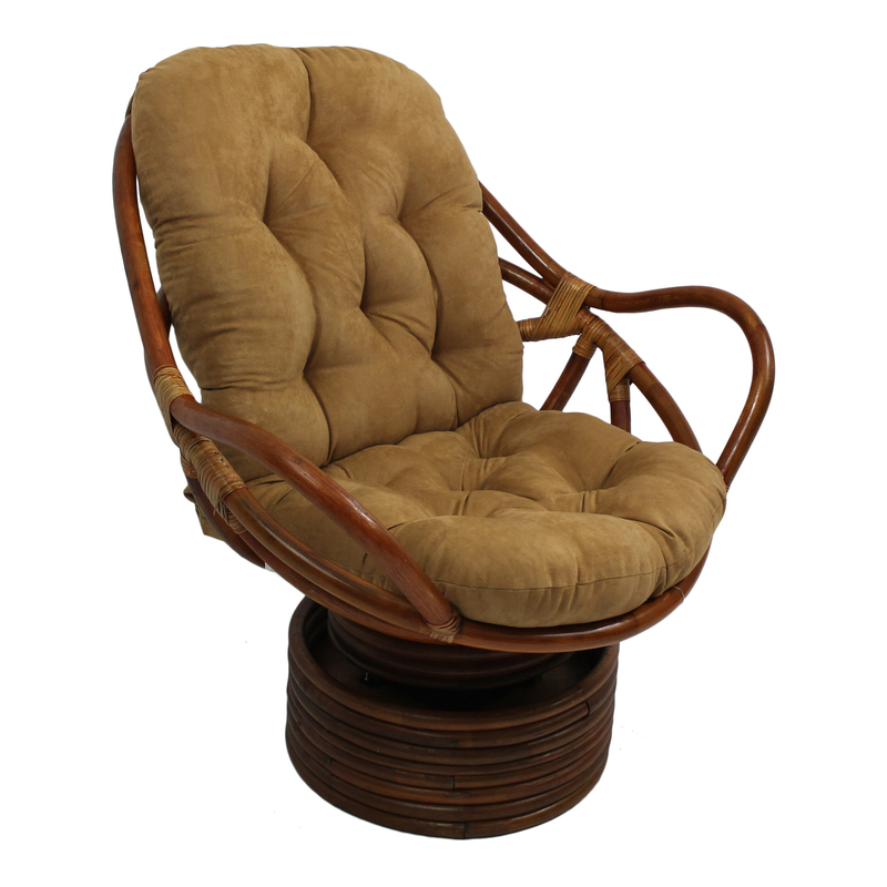 Moon Chairs Ideas On Foter   33 Wide Tufted Swivel Papasan Chair 