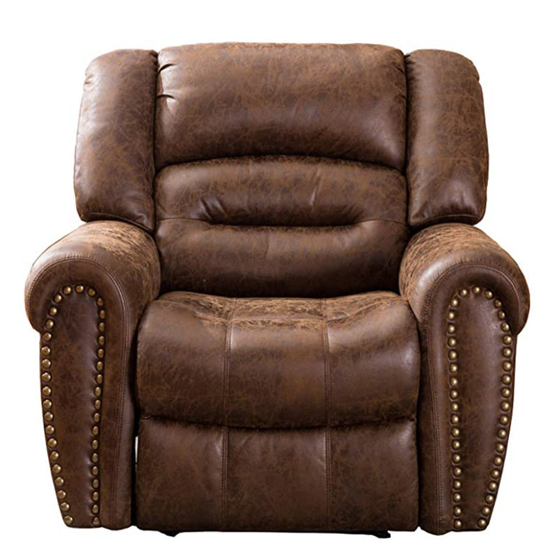 40" Wide Genuine Bonded Leather Electric Standard Recliner with USB Port