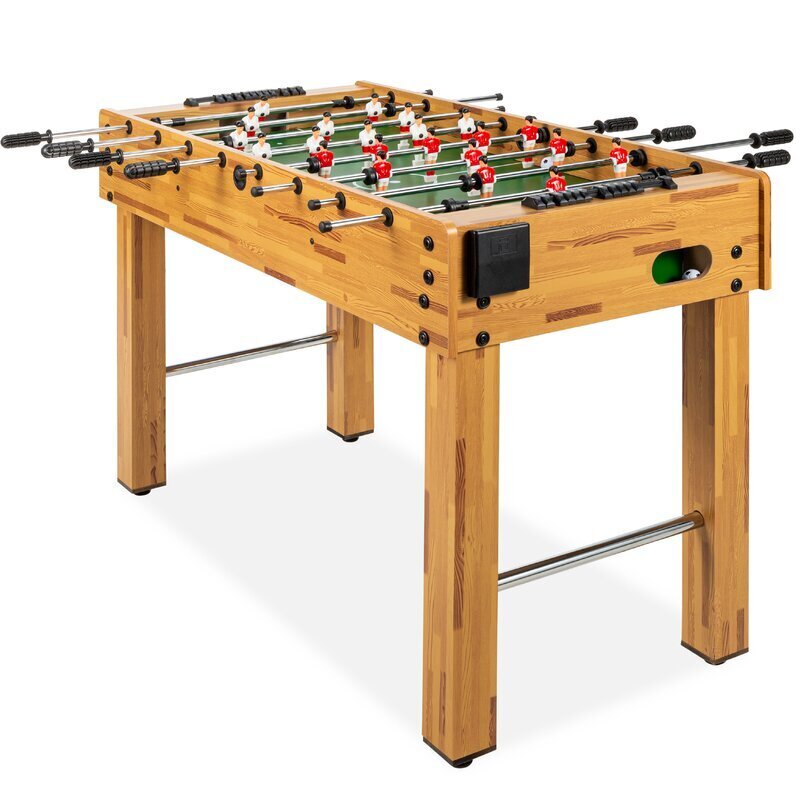 HLC 4ft Folding Foosball Table Competition Sized Soccer Arcade Game Room Football Sports 