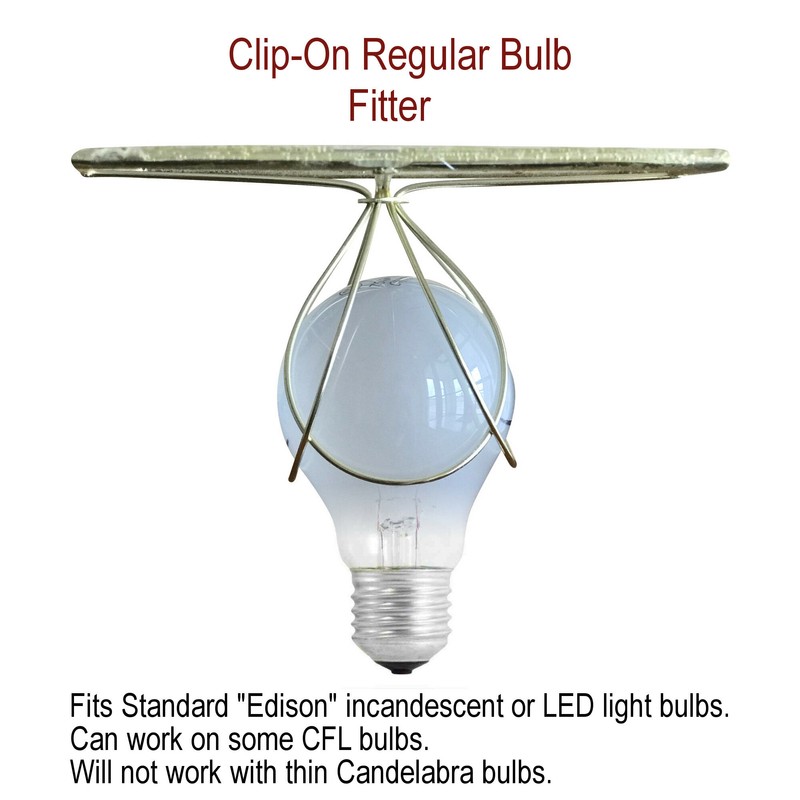 7'' H x 8'' W Linen Empire Lamp Shade ( Clip On )