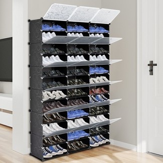 Divided Tall Shoe Storage - Foter