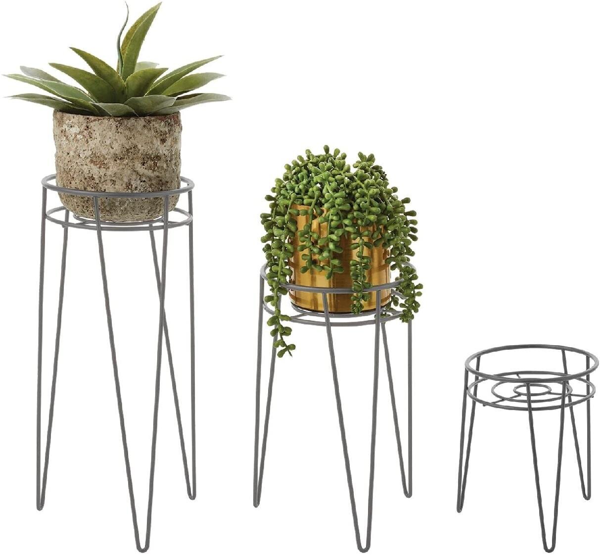 A Trio of Plant Stands