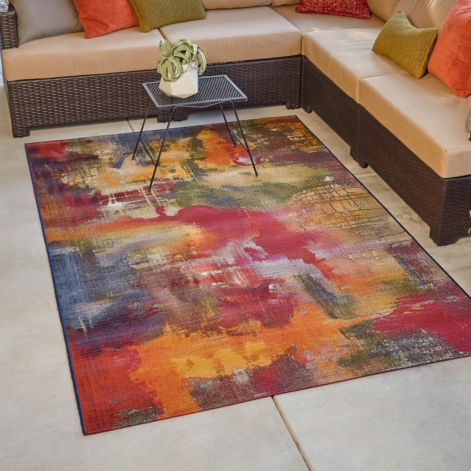 Abstract Outdoor Rug
