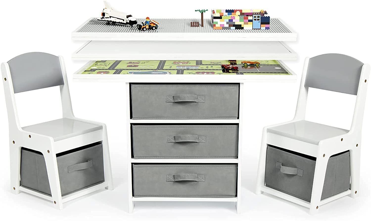 Activity Table Set with Multiple Storage