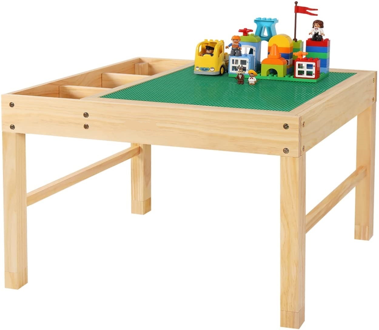 Activity Table with Boxed Partitions