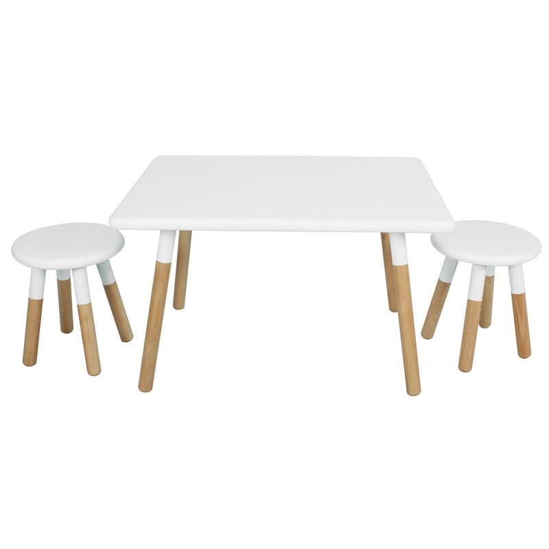 Addington Kids 3 Piece Rectangular Play / Activity Table and Chair Set