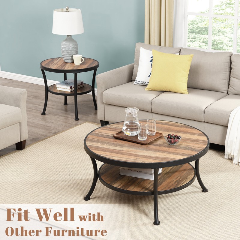 Aderdour 4 Legs Coffe Table with Storage
