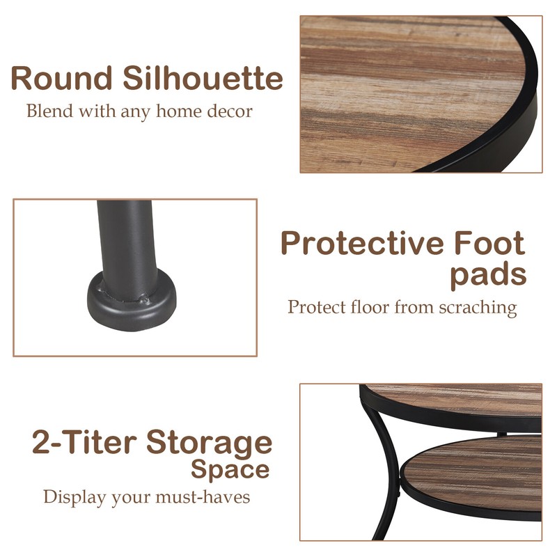 Aderdour 4 Legs Coffe Table with Storage