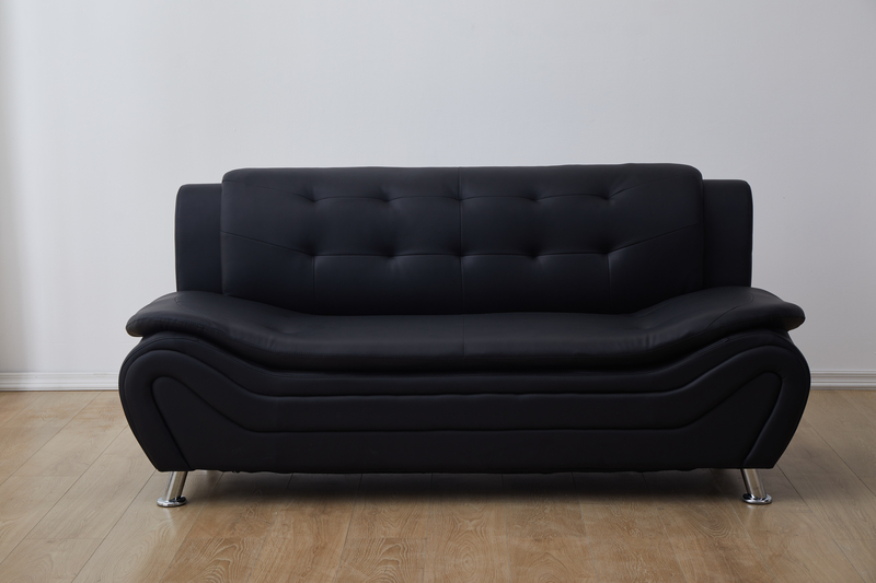 Adrin 74'' Faux Leather Armless Sofa