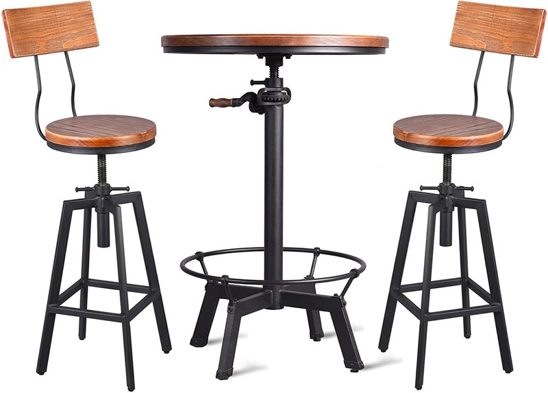 Afanasii 2 - Person Breakfast Nook Dining Set
