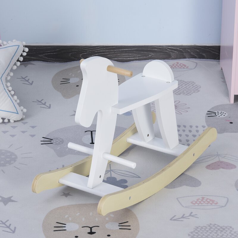 All wooden rocking horse