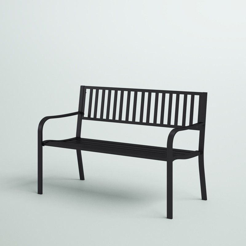 Alvah Stainless Steel Garden Bench