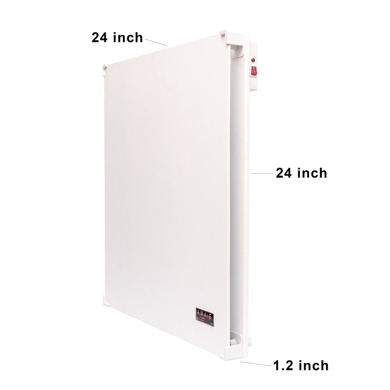 Amaze-Heater Dual 400 Watt Electric Convection Panel Heater