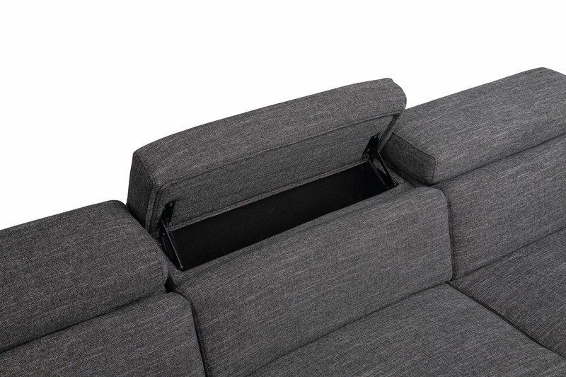 Ammer 109" Wide Right Hand Facing Reclining Sofa & Chaise