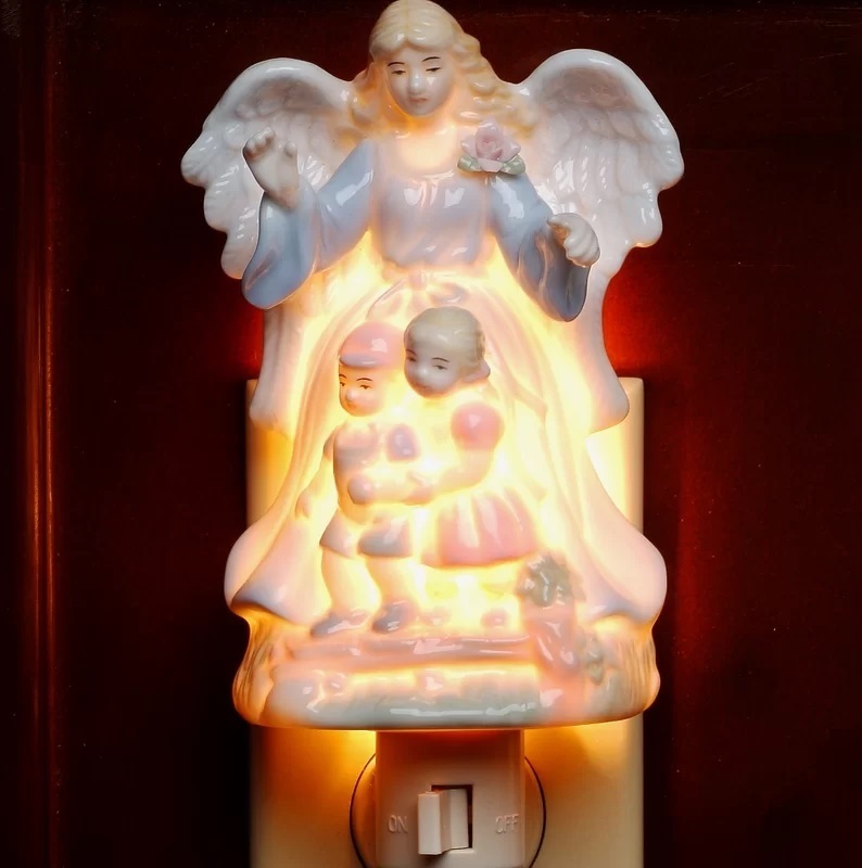 Angel Lamp Figurine
