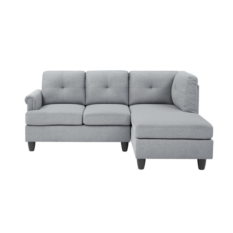 Angular Small Sectional Sofa and Chaise