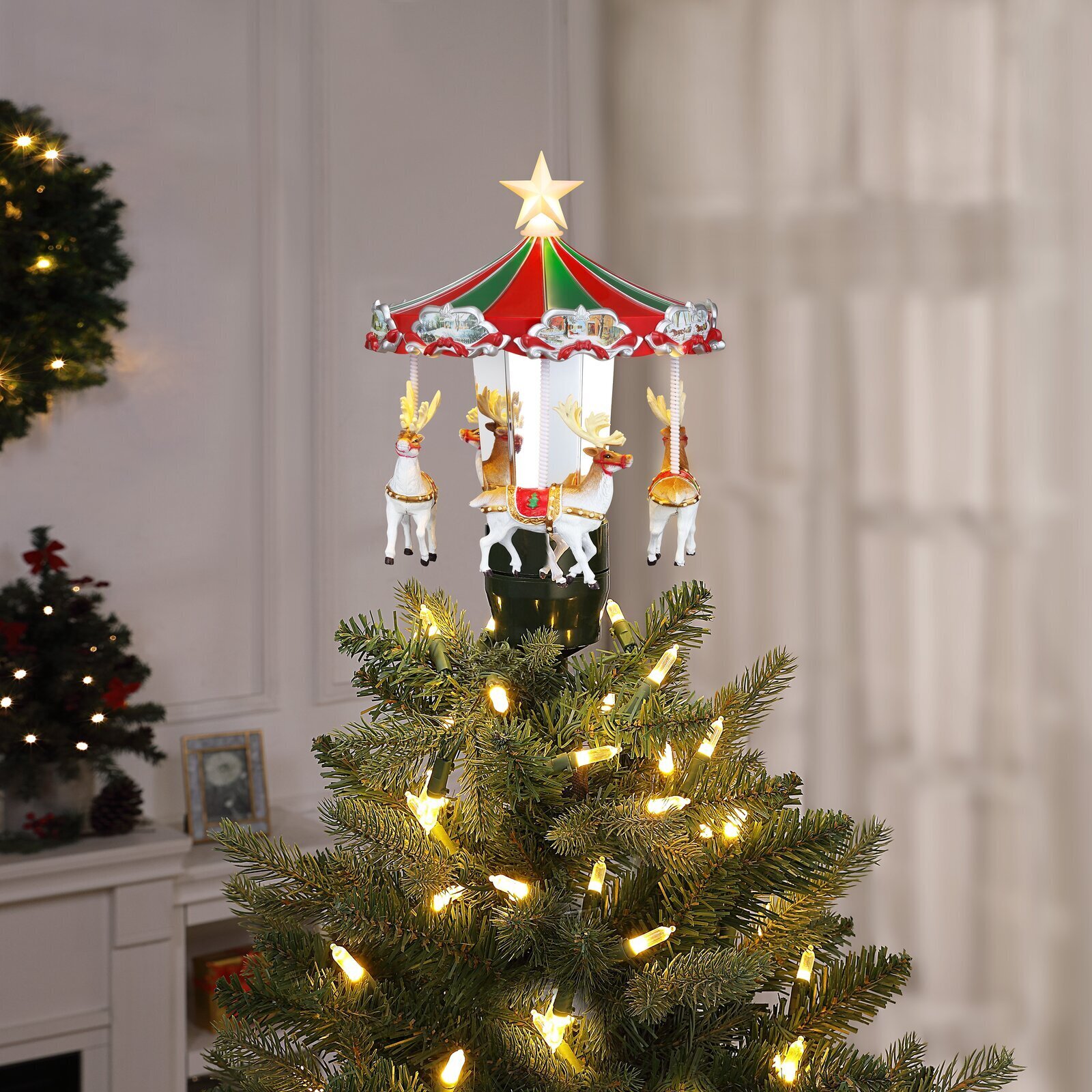 Animated Finial Tree Topper