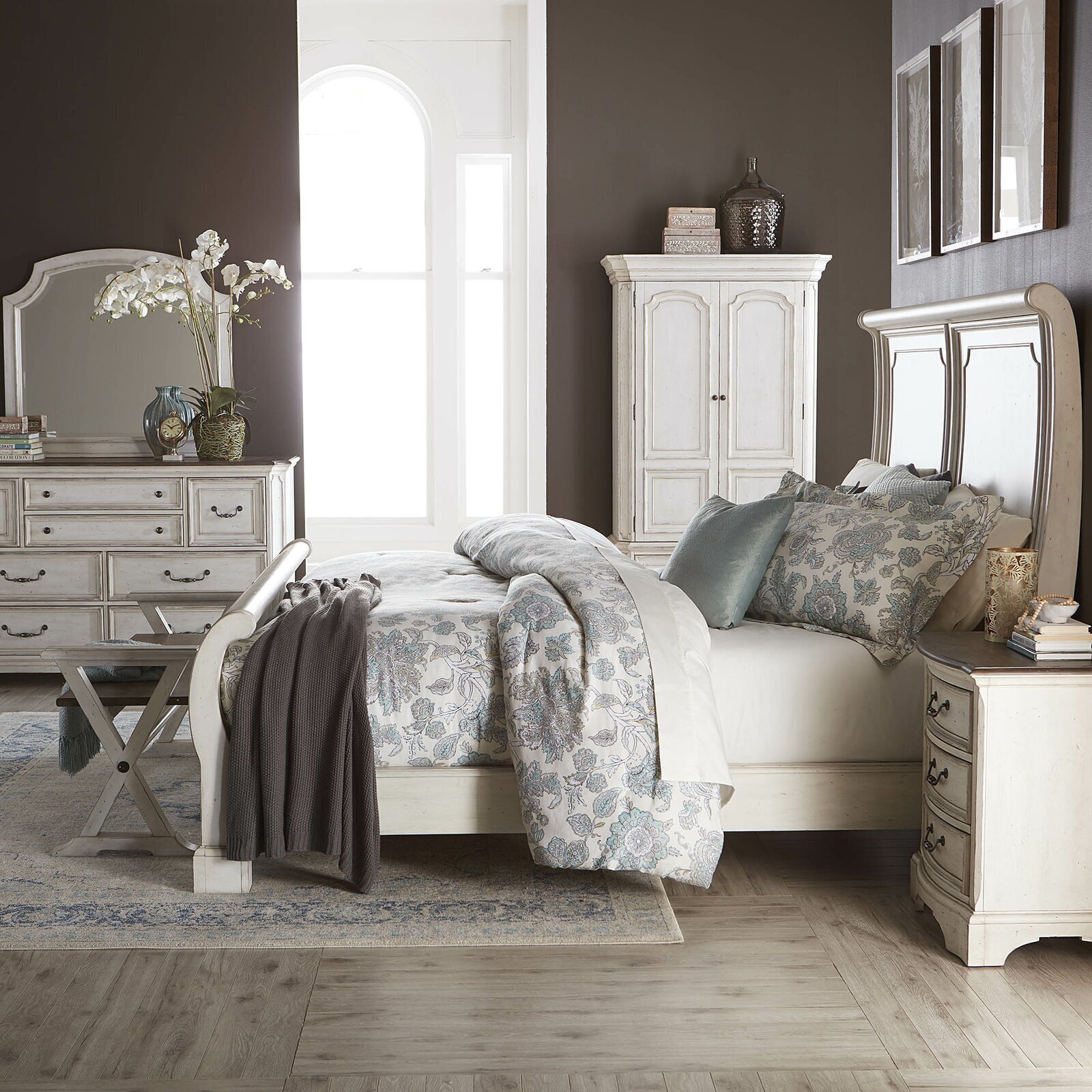 rustic white bedroom set - ideas on foter