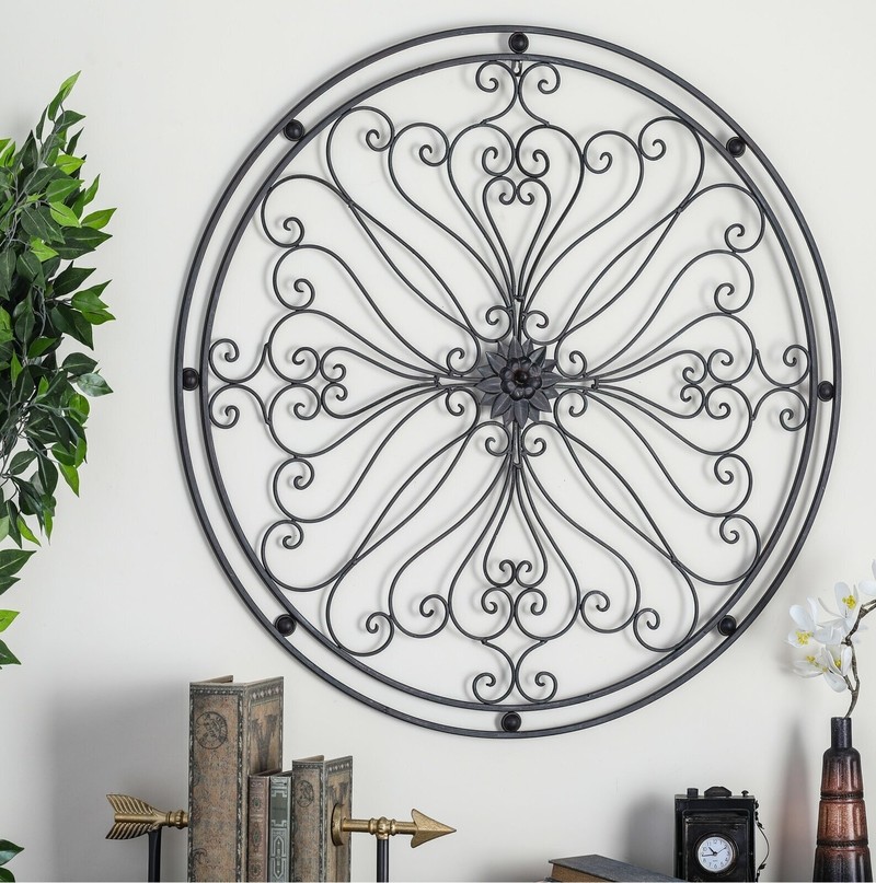 Large Round Metal Wall Art Ideas On Foter 9590