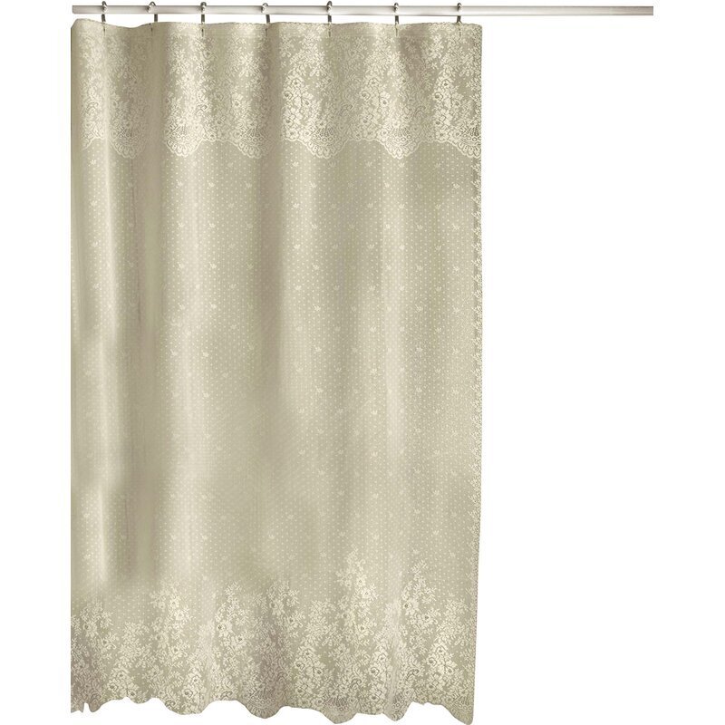 Antique Victorian Lace Shower Curtain