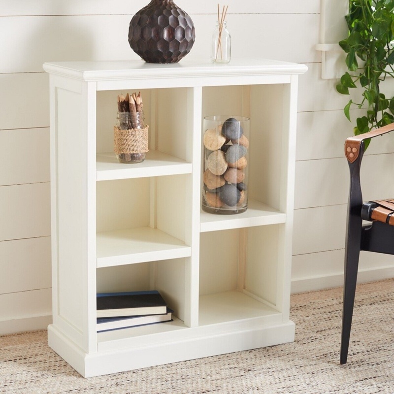 Aoting 30.1" H x 25" W Solid Wood Standard Bookcase