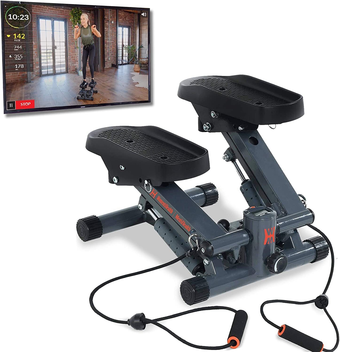 App Connected Manual Stair Stepper with Bluetooth Connectivity