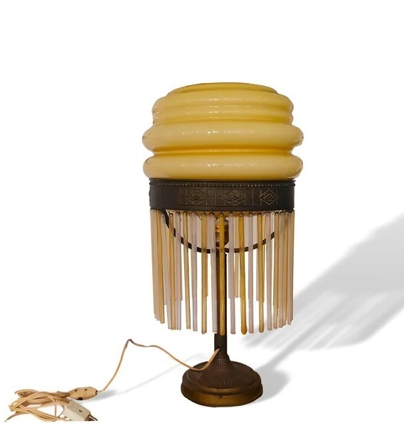 Art Deco Tassel Lamp