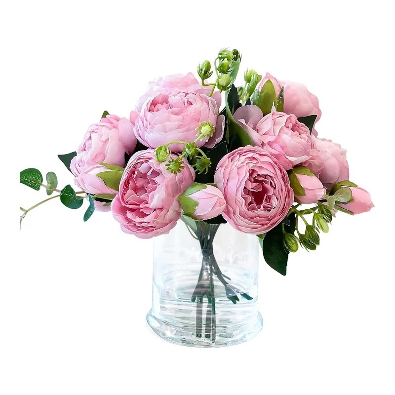 Artificial Flower Centerpieces with Peonies