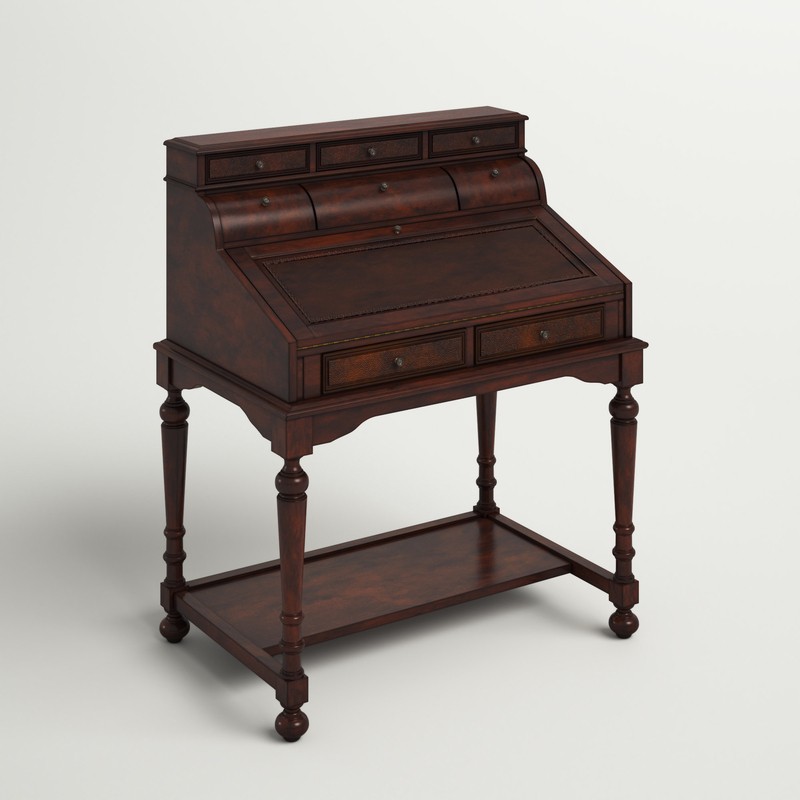 Auberon Roll Top Secretary Desk