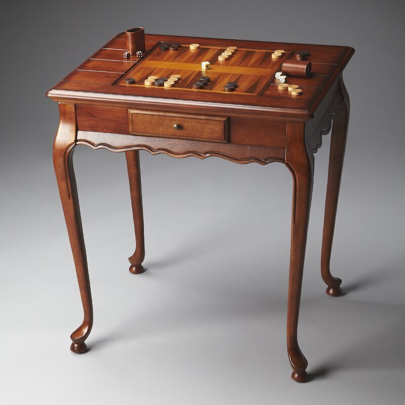 Backgammon Table With Vintage Style