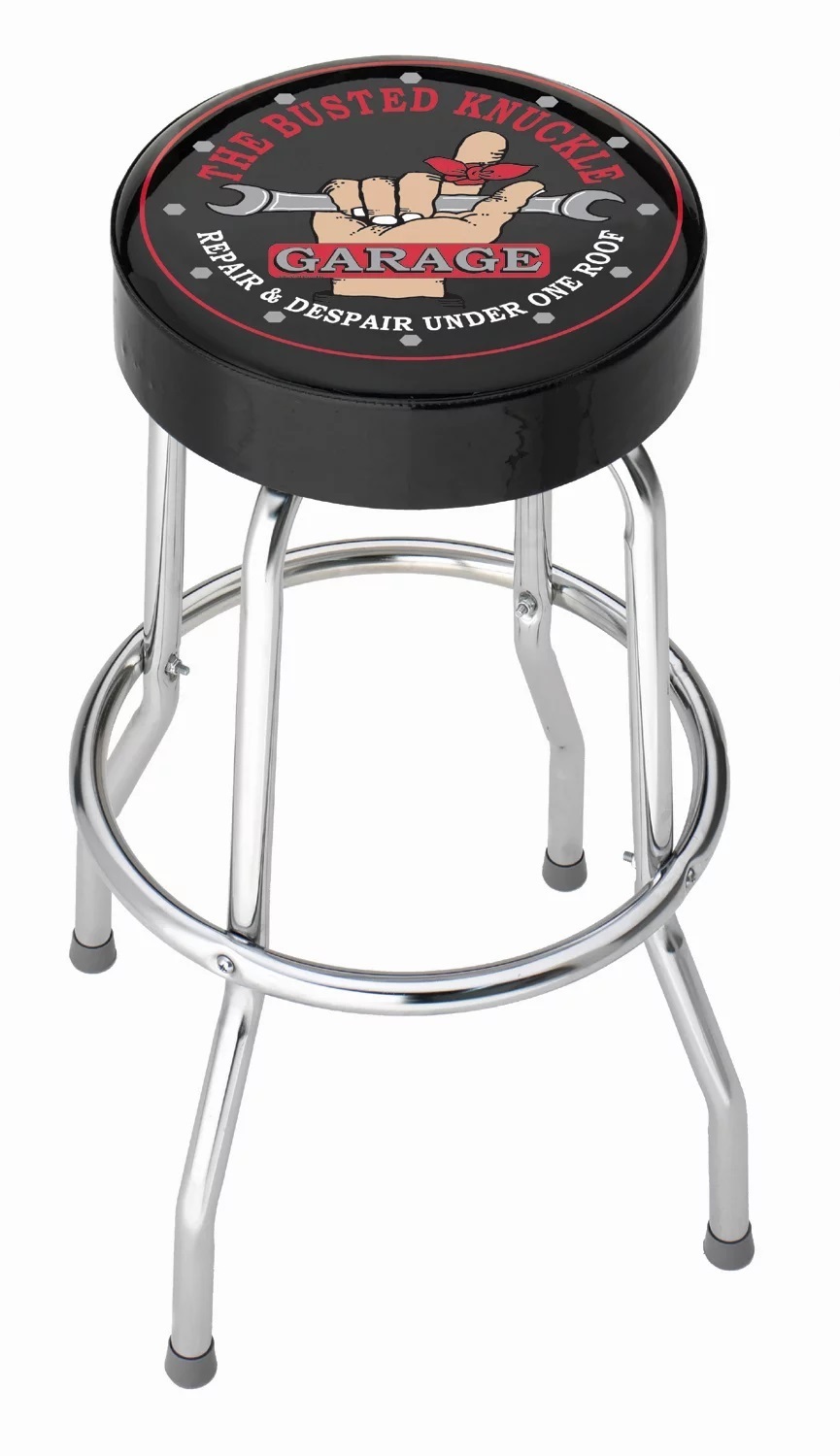 Backless Busted Knuckle Harley Stool