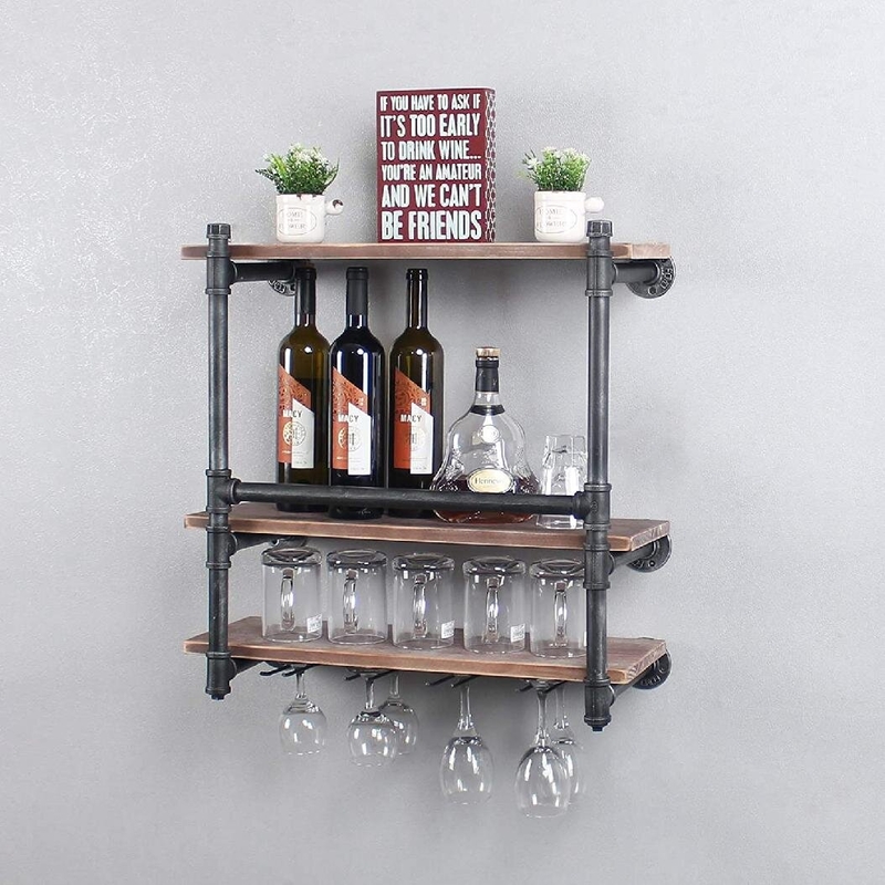 Wall-Mounted Wine Glass Racks - Ideas on Foter