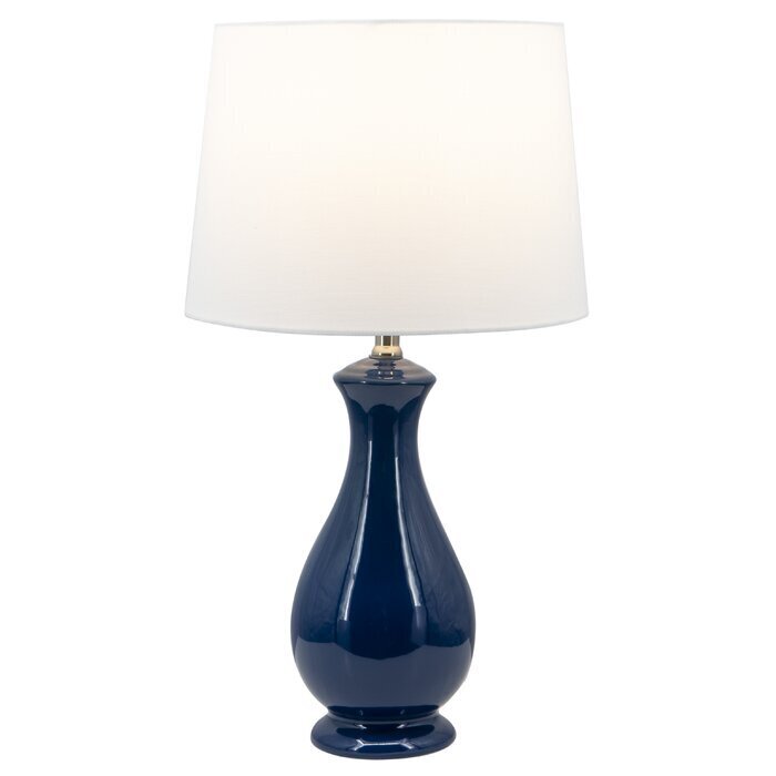 Balustrade Style Blue Ceramic Table Lamp