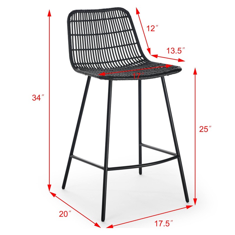 Bar & Counter Stool (set Of 2)