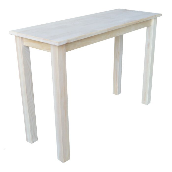 Basswood Console Table