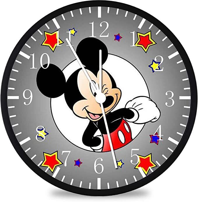 Battery powered mickey mouse wall clock