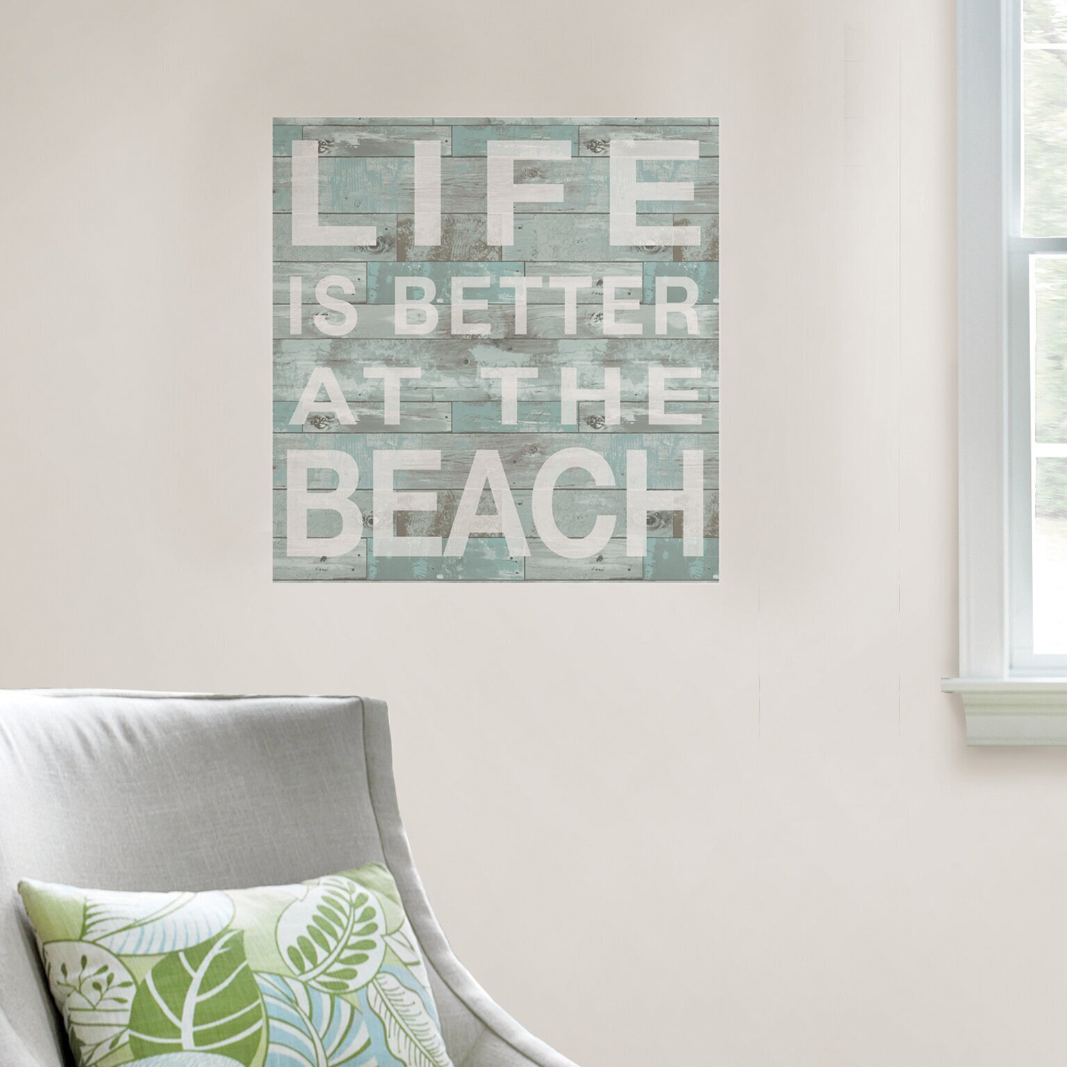 Beach Quote Wall Decal