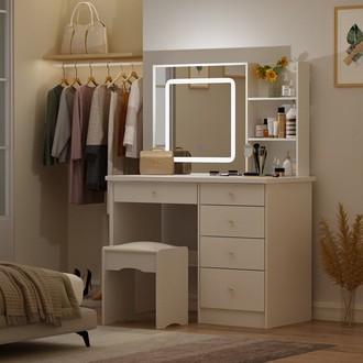 Mirror With Drawers - Foter