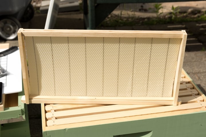 bee hive frame with foundation bee hive frame with foundation