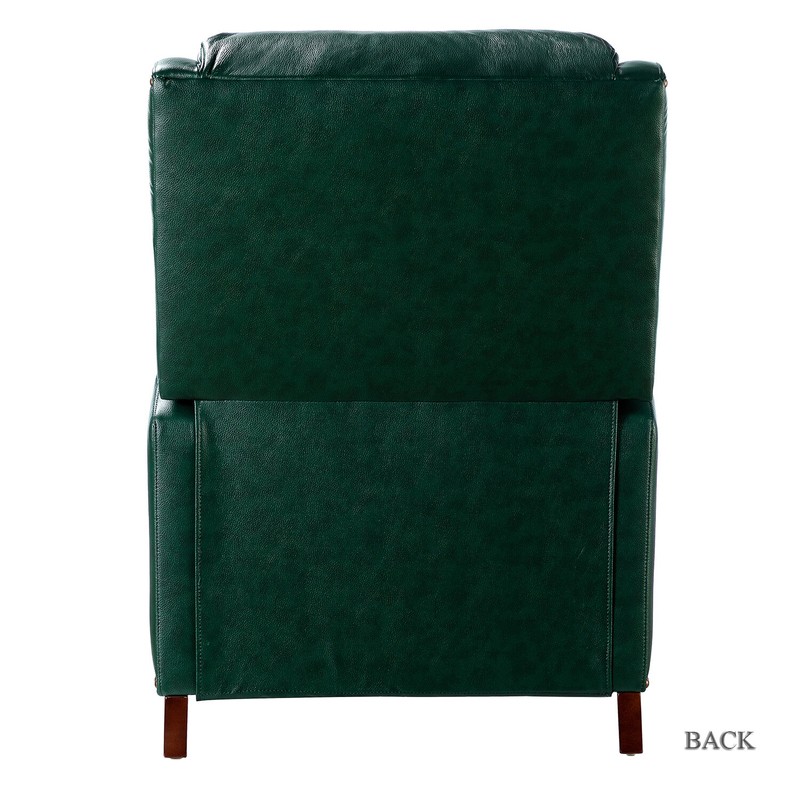 Beecher 28.75'' Wide Genuine Leather Manual Club Recliner