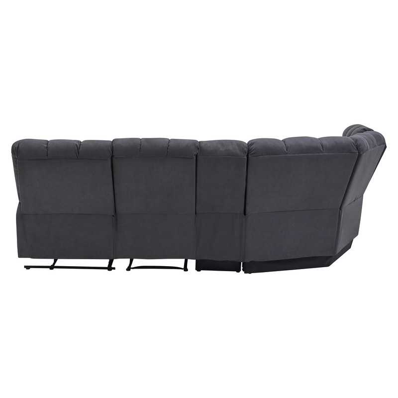 Bewley 96.25" Wide Symmetrical Reclining Corner Sectional