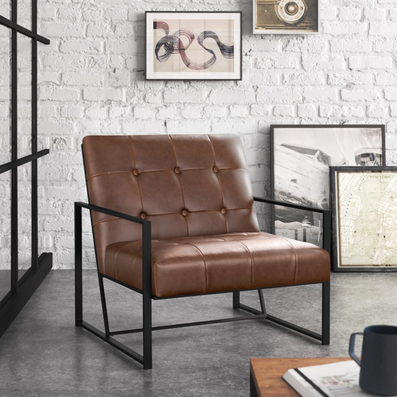 Wide Silhouette Relaxing Armchair