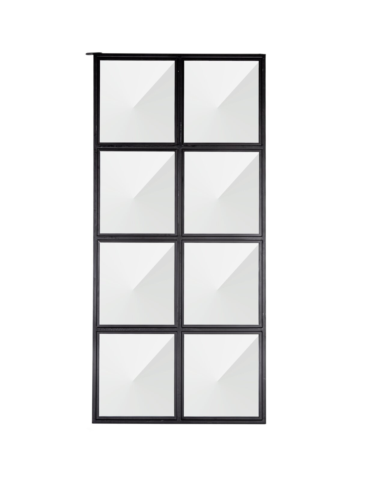 Black Framed Window Style Room Divider