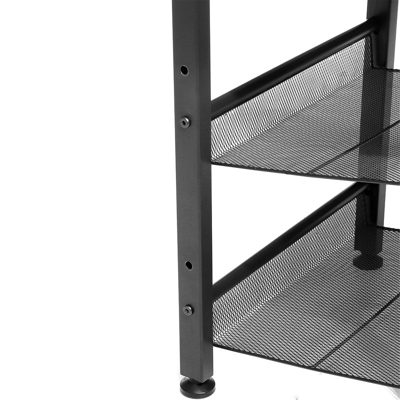 Borrero 20'' Tall Iron Nightstand in Brown/Black