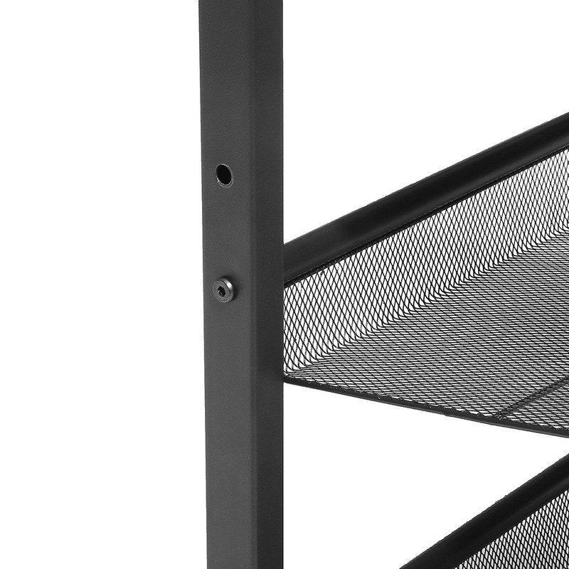 Borrero 20'' Tall Iron Nightstand in Brown/Black