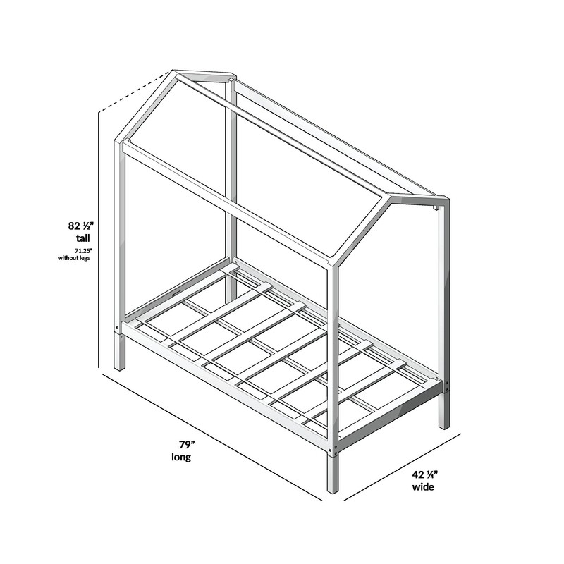 Brionna Twin Solid Wood Bed by Isabelle & Max™
