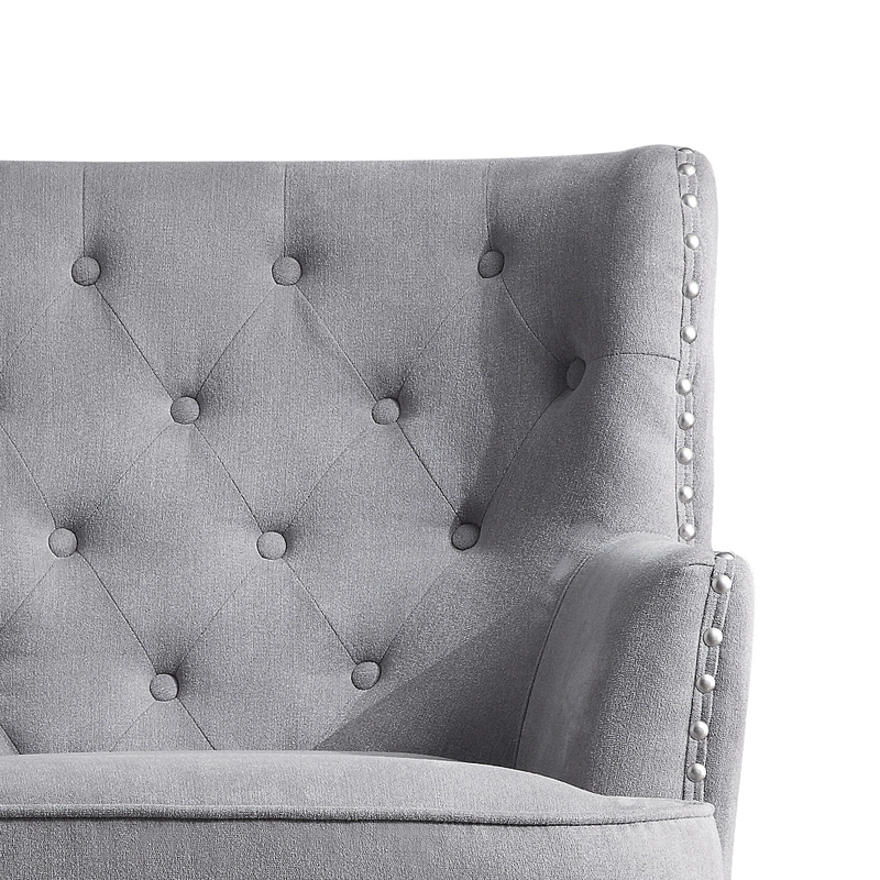 Brogyn 30'' Wide Tufted Wingback Chair