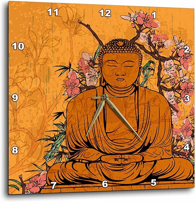 Buddha Asian Clock