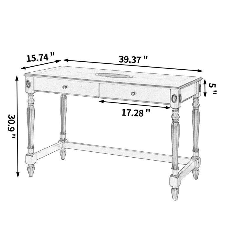 Bumble 39.37'' Wide Solid Wood Vanity