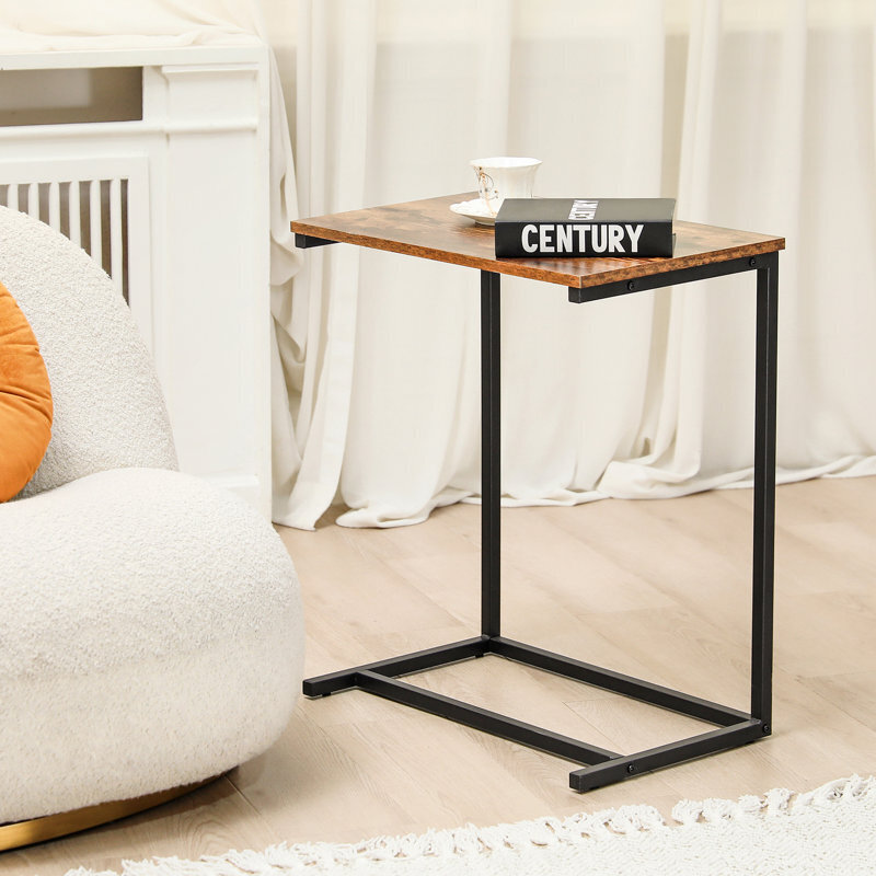 C Shaped Small End Table